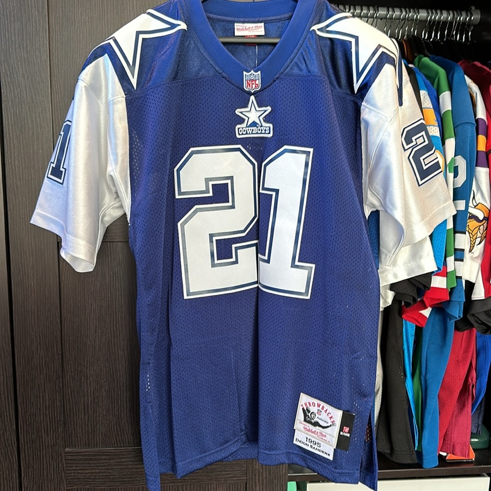 Deion Sanders Dallas Cowboys 1995 Mitchell & Ness Authentic NFL Jersey - 44/L